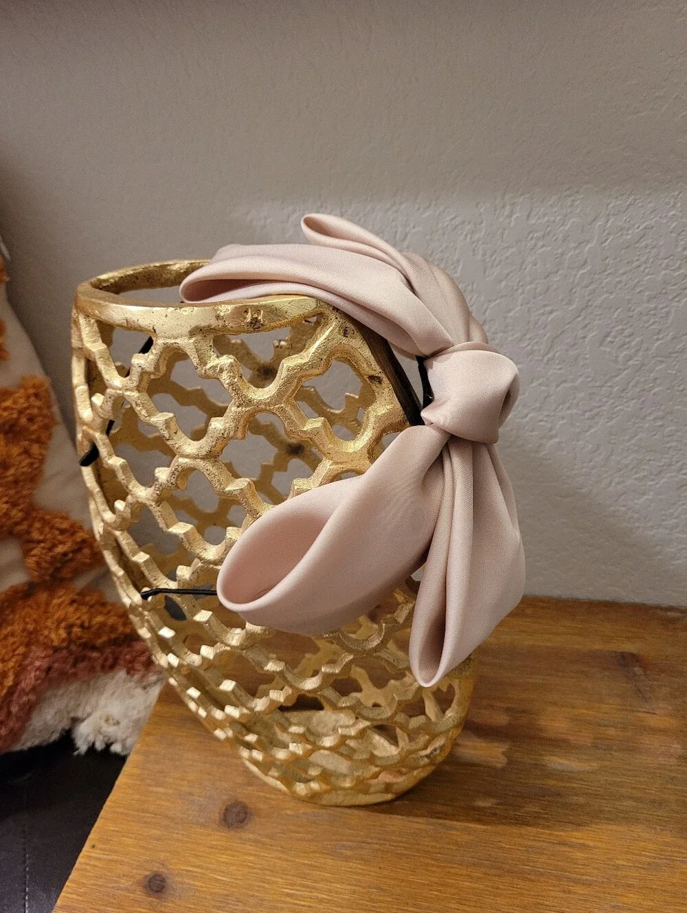 Free People Champagne Bow Headband
